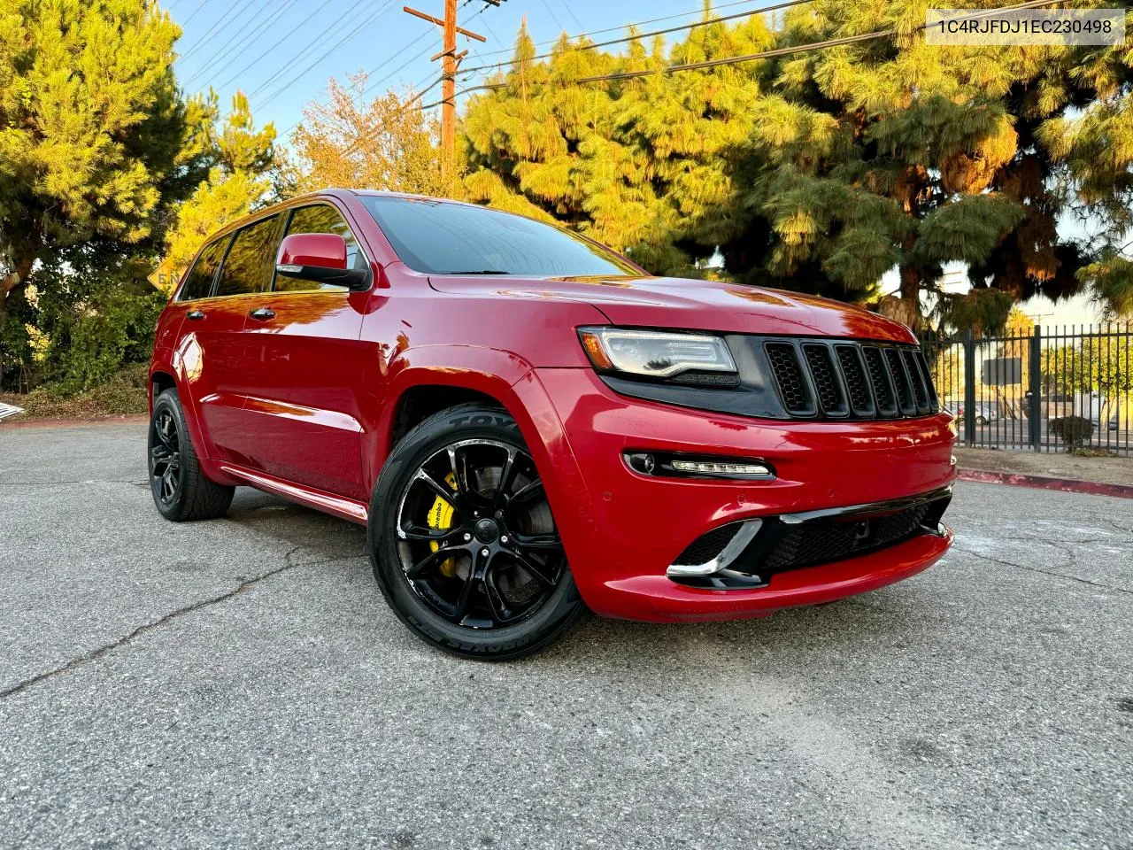 2014 Jeep Grand Cherokee Srt-8 VIN: 1C4RJFDJ1EC230498 Lot: 77653474