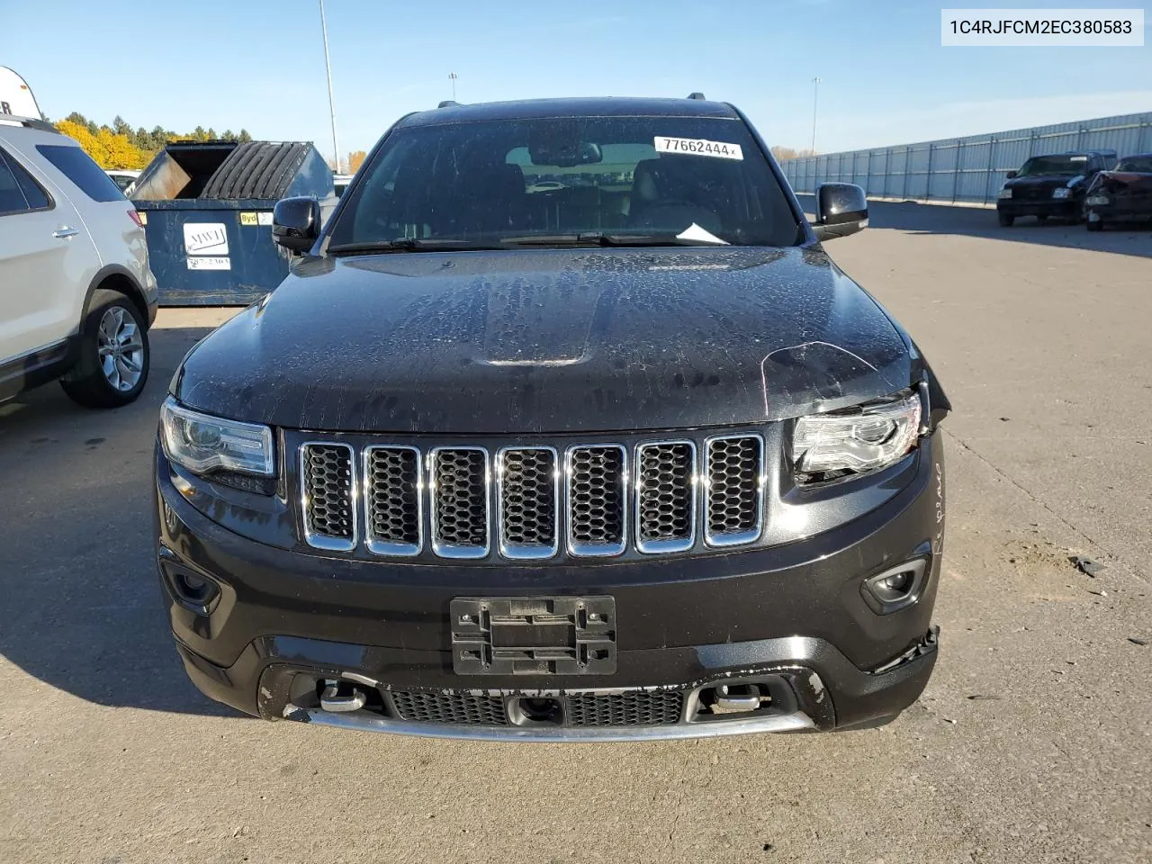 2014 Jeep Grand Cherokee Overland VIN: 1C4RJFCM2EC380583 Lot: 77662444