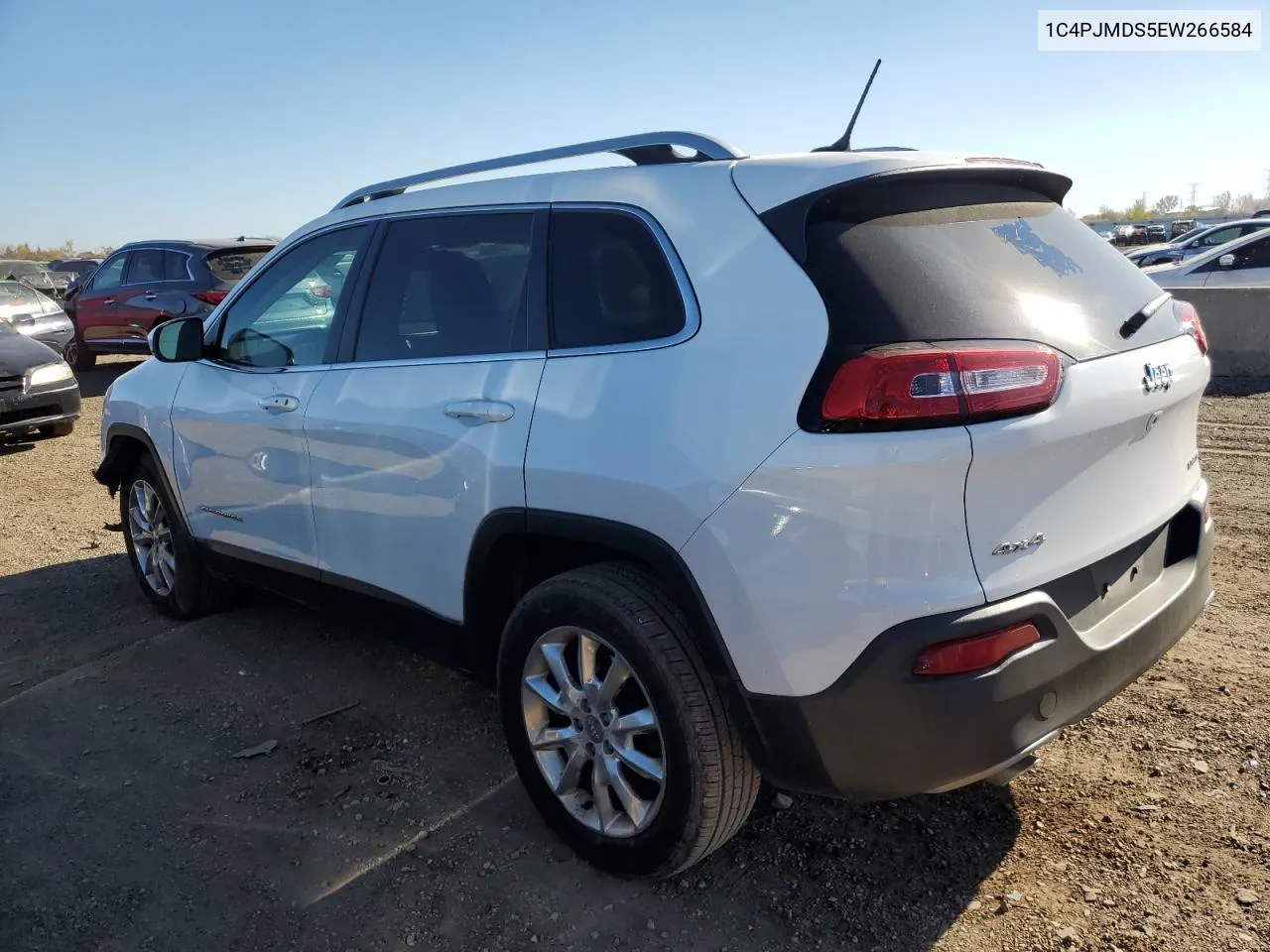 2014 Jeep Cherokee Limited VIN: 1C4PJMDS5EW266584 Lot: 77680464