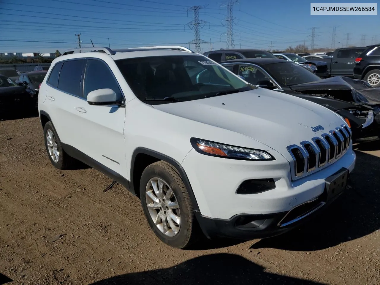 2014 Jeep Cherokee Limited VIN: 1C4PJMDS5EW266584 Lot: 77680464