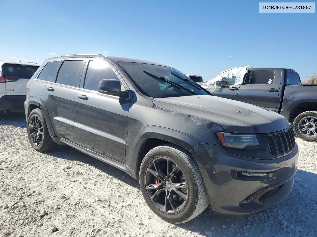 2014 Jeep Grand Cherokee Srt-8 VIN: 1C4RJFDJ8EC281867 Lot: 77687064