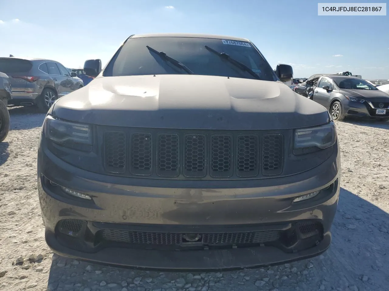 2014 Jeep Grand Cherokee Srt-8 VIN: 1C4RJFDJ8EC281867 Lot: 77687064