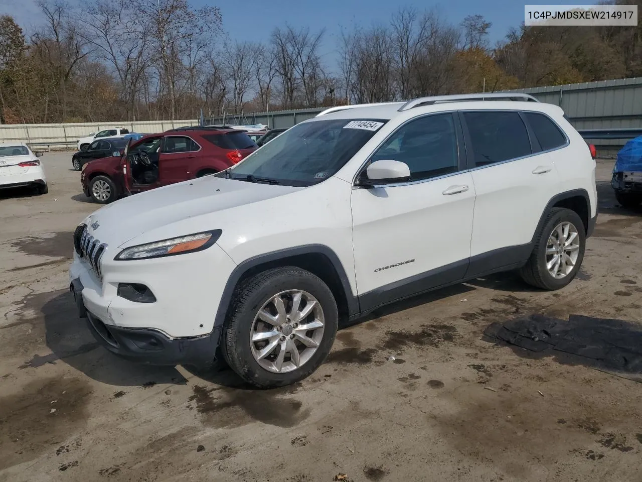 2014 Jeep Cherokee Limited VIN: 1C4PJMDSXEW214917 Lot: 77748454