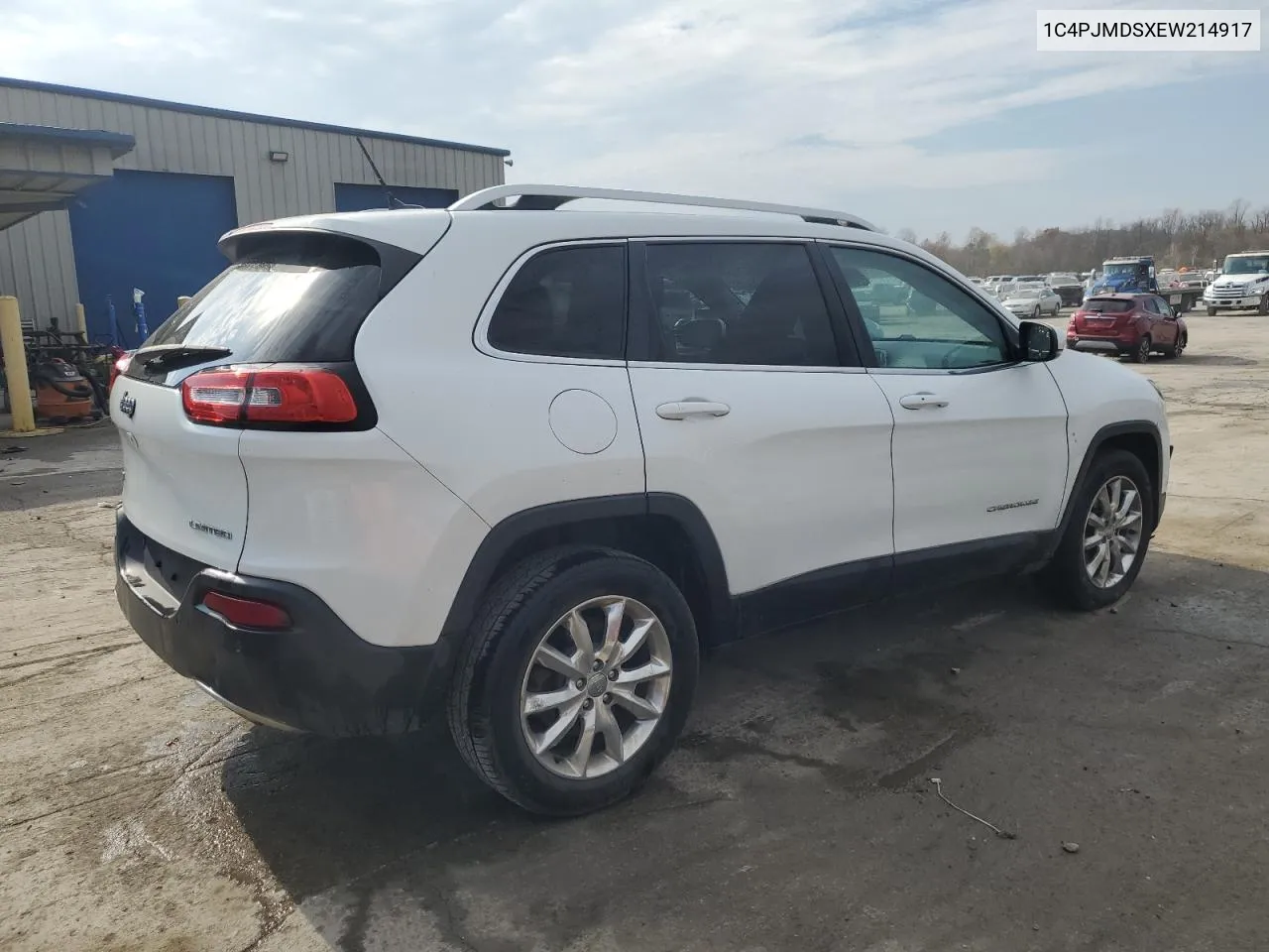 2014 Jeep Cherokee Limited VIN: 1C4PJMDSXEW214917 Lot: 77748454