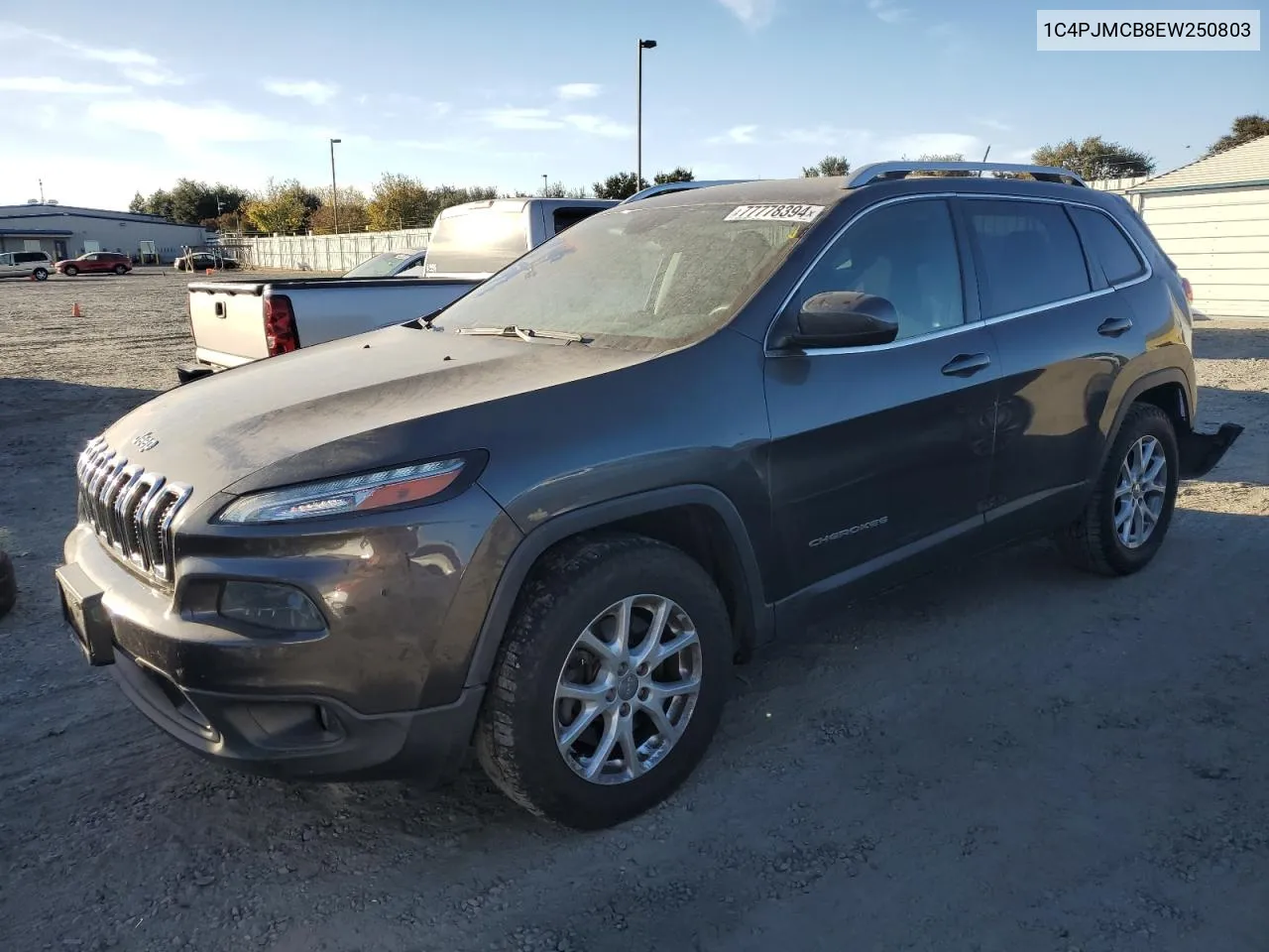 2014 Jeep Cherokee Latitude VIN: 1C4PJMCB8EW250803 Lot: 77778394