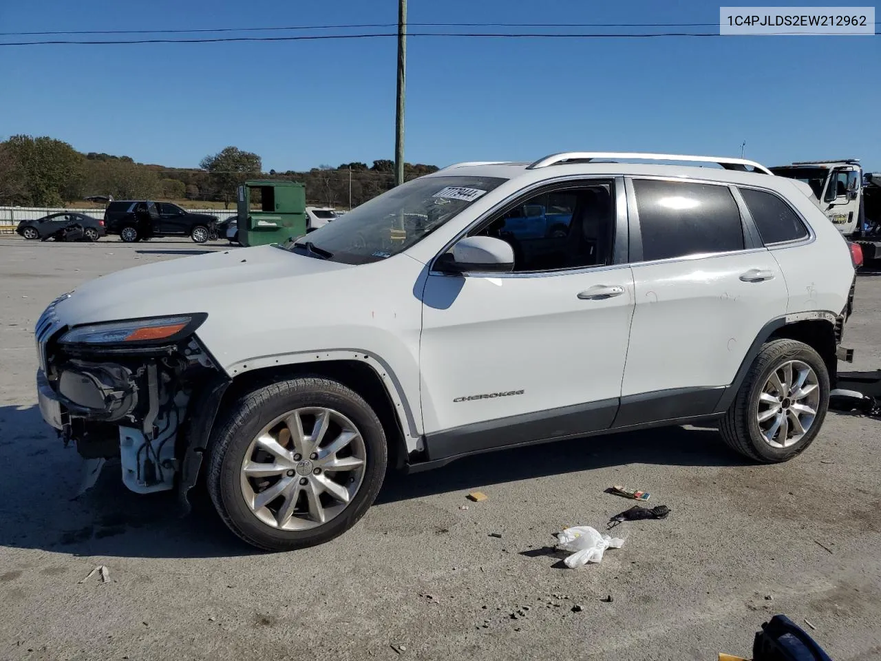 2014 Jeep Cherokee Limited VIN: 1C4PJLDS2EW212962 Lot: 77779444