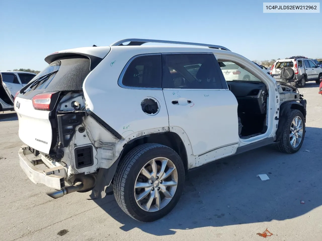 2014 Jeep Cherokee Limited VIN: 1C4PJLDS2EW212962 Lot: 77779444