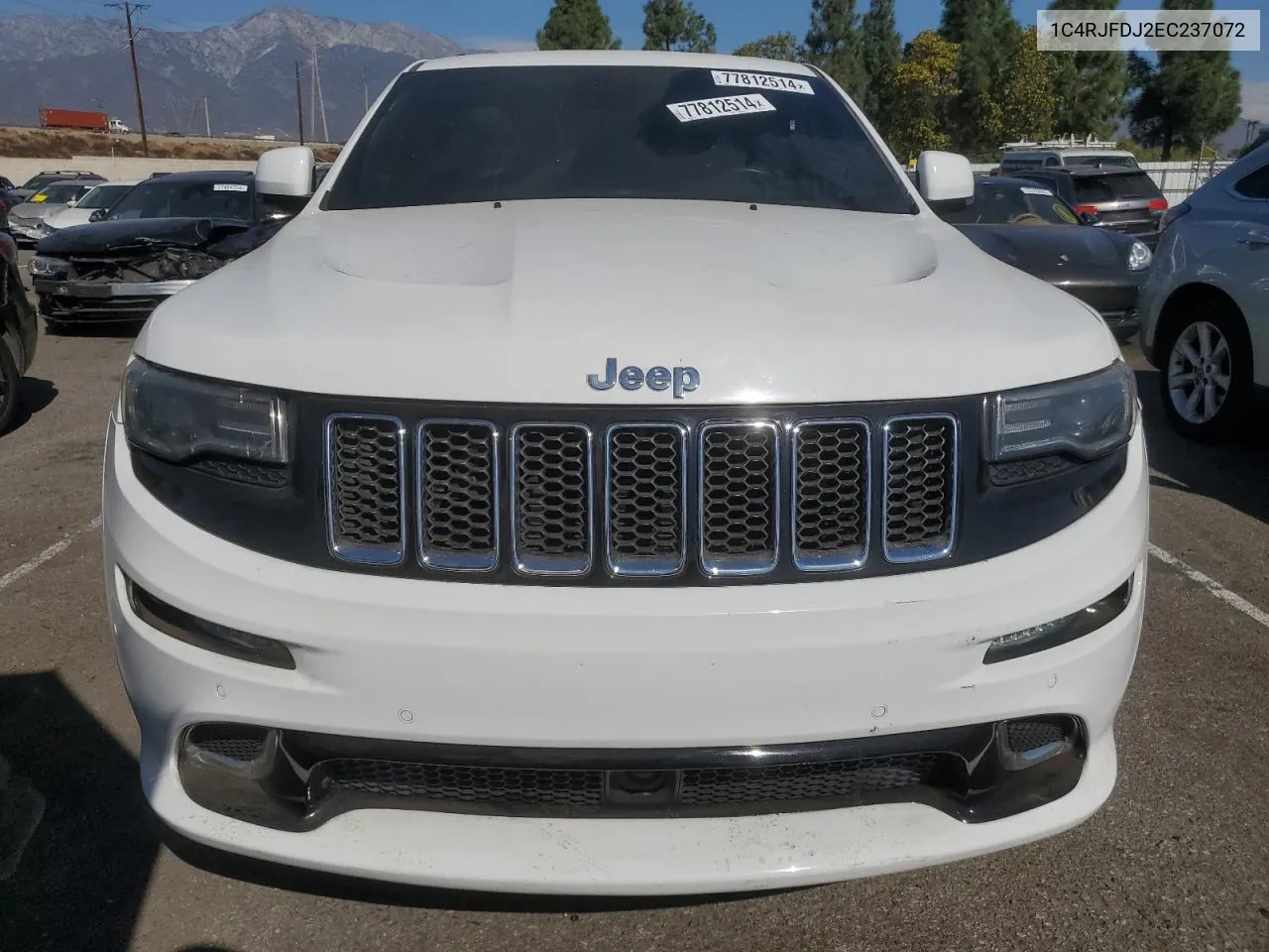 2014 Jeep Grand Cherokee Srt-8 VIN: 1C4RJFDJ2EC237072 Lot: 77812514