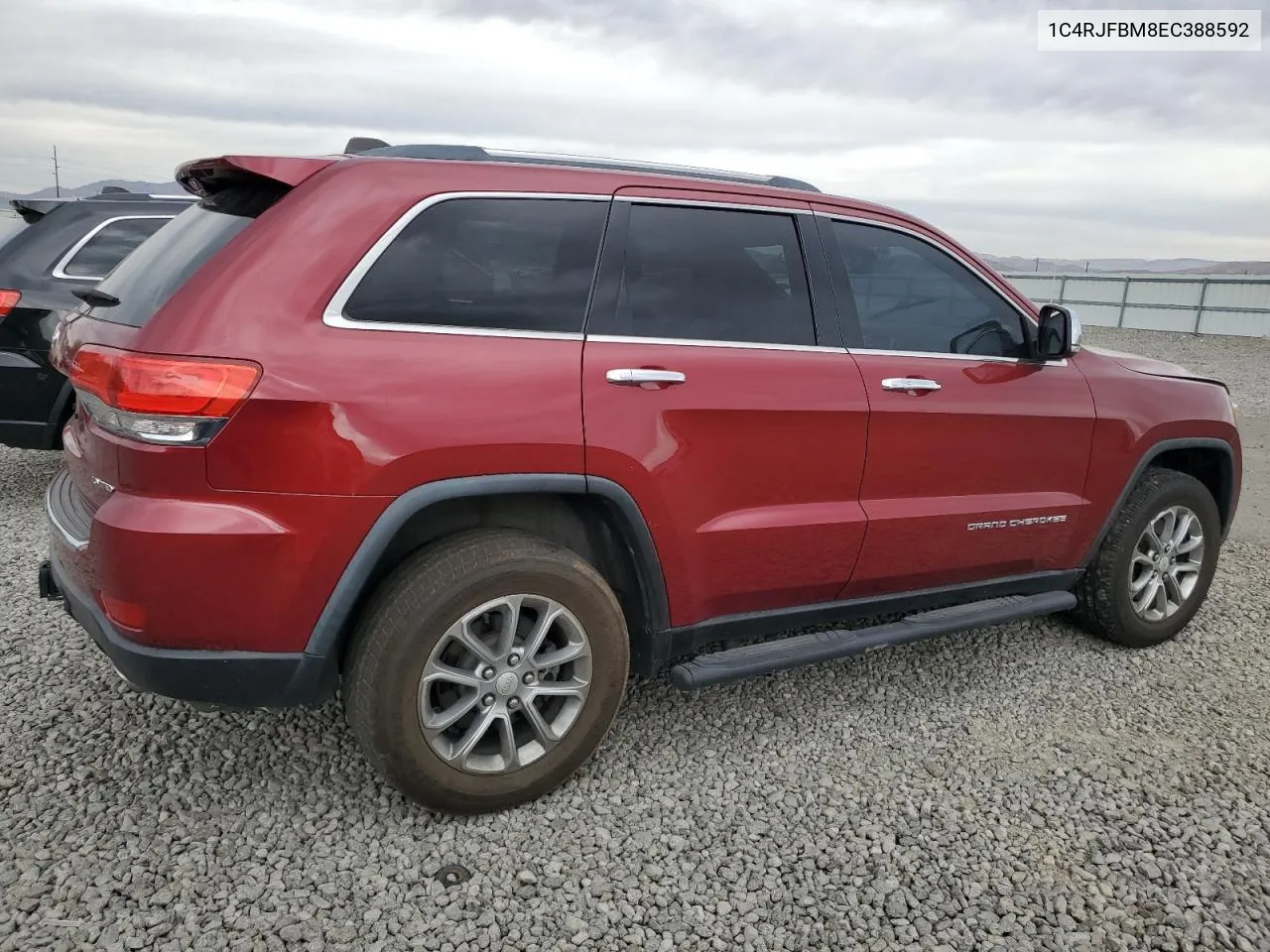 2014 Jeep Grand Cherokee Limited VIN: 1C4RJFBM8EC388592 Lot: 77902504