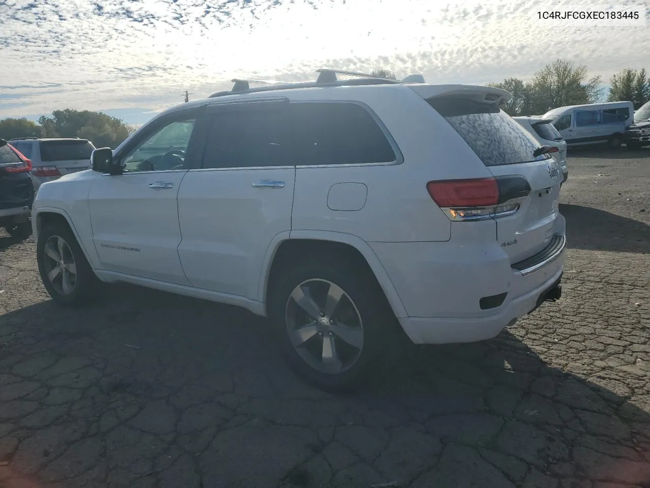 2014 Jeep Grand Cherokee Overland VIN: 1C4RJFCGXEC183445 Lot: 77912904