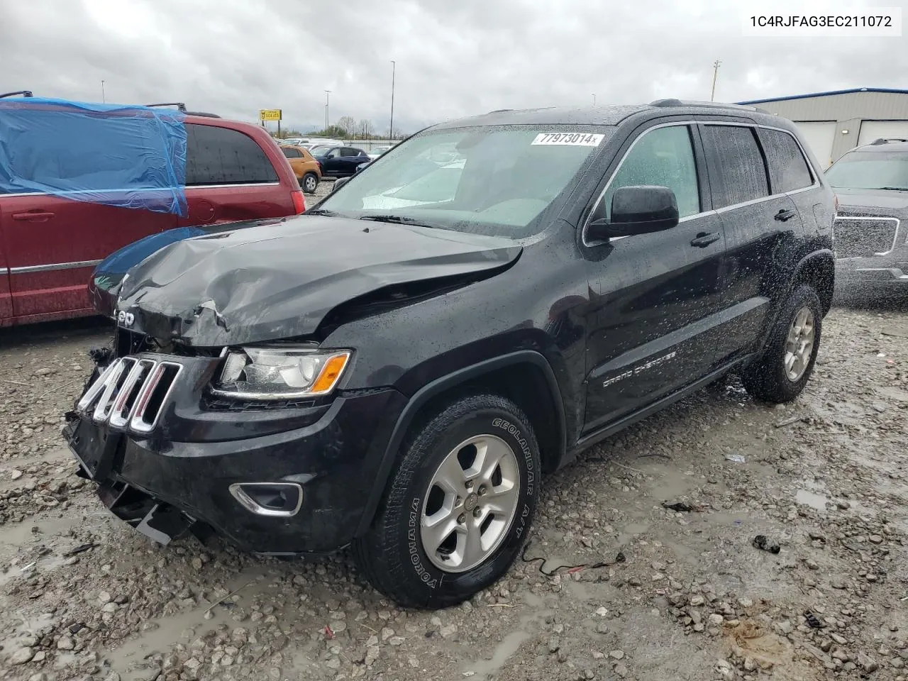 2014 Jeep Grand Cherokee Laredo VIN: 1C4RJFAG3EC211072 Lot: 77973014