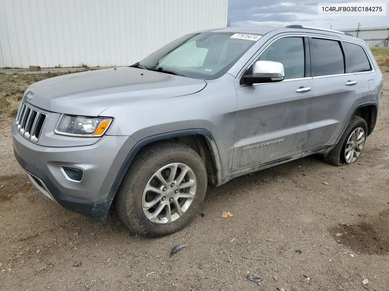 2014 Jeep Grand Cherokee Limited VIN: 1C4RJFBG3EC184275 Lot: 77975474