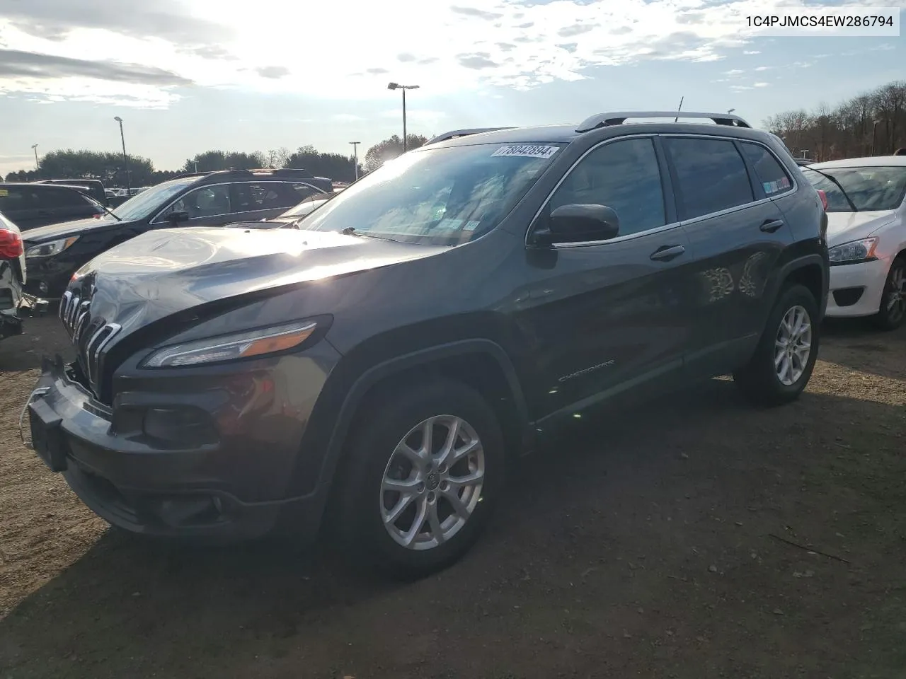 2014 Jeep Cherokee Latitude VIN: 1C4PJMCS4EW286794 Lot: 78042894