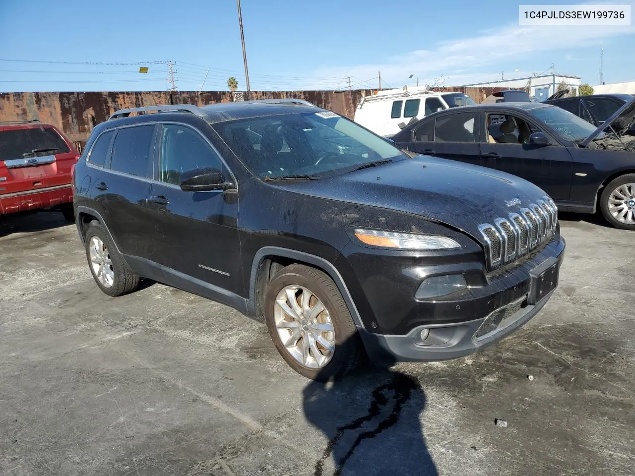 2014 Jeep Cherokee Limited VIN: 1C4PJLDS3EW199736 Lot: 78056204