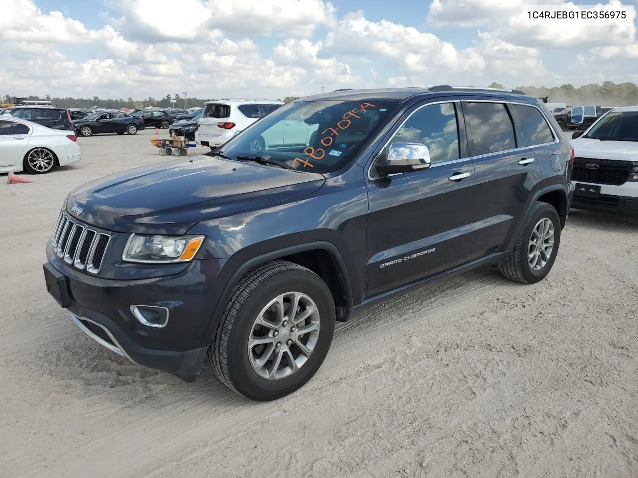 2014 Jeep Grand Cherokee Limited VIN: 1C4RJEBG1EC356975 Lot: 78070954