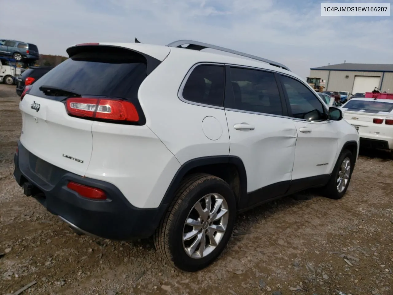 2014 Jeep Cherokee Limited VIN: 1C4PJMDS1EW166207 Lot: 78129904