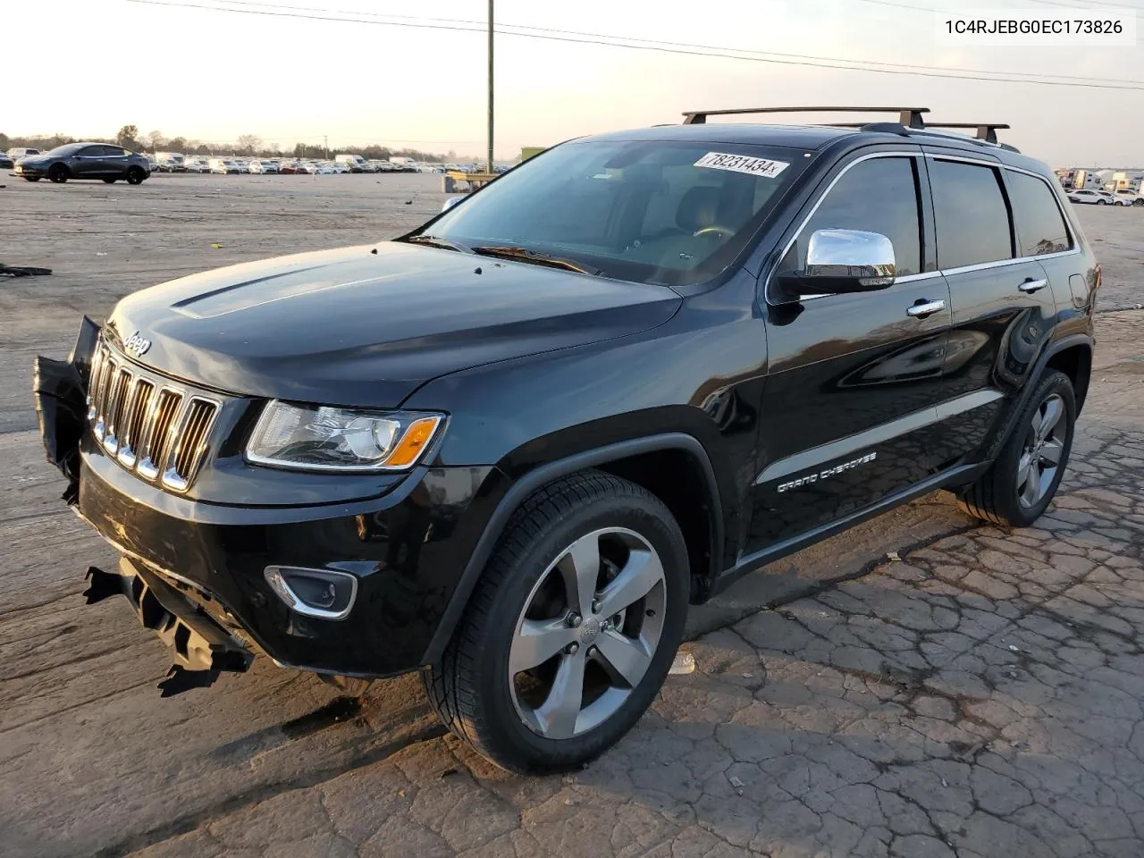 2014 Jeep Grand Cherokee Limited VIN: 1C4RJEBG0EC173826 Lot: 78231434