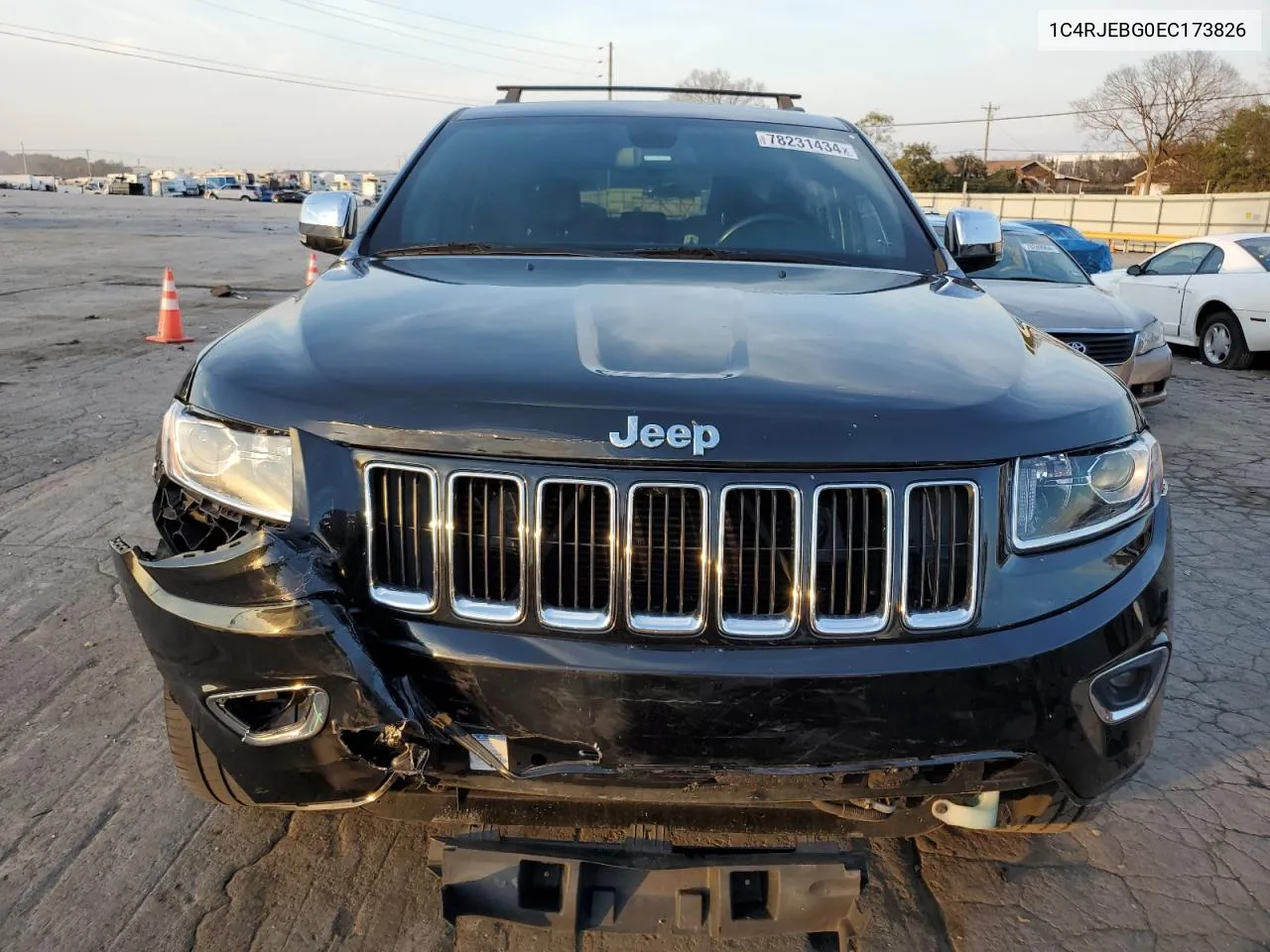 2014 Jeep Grand Cherokee Limited VIN: 1C4RJEBG0EC173826 Lot: 78231434