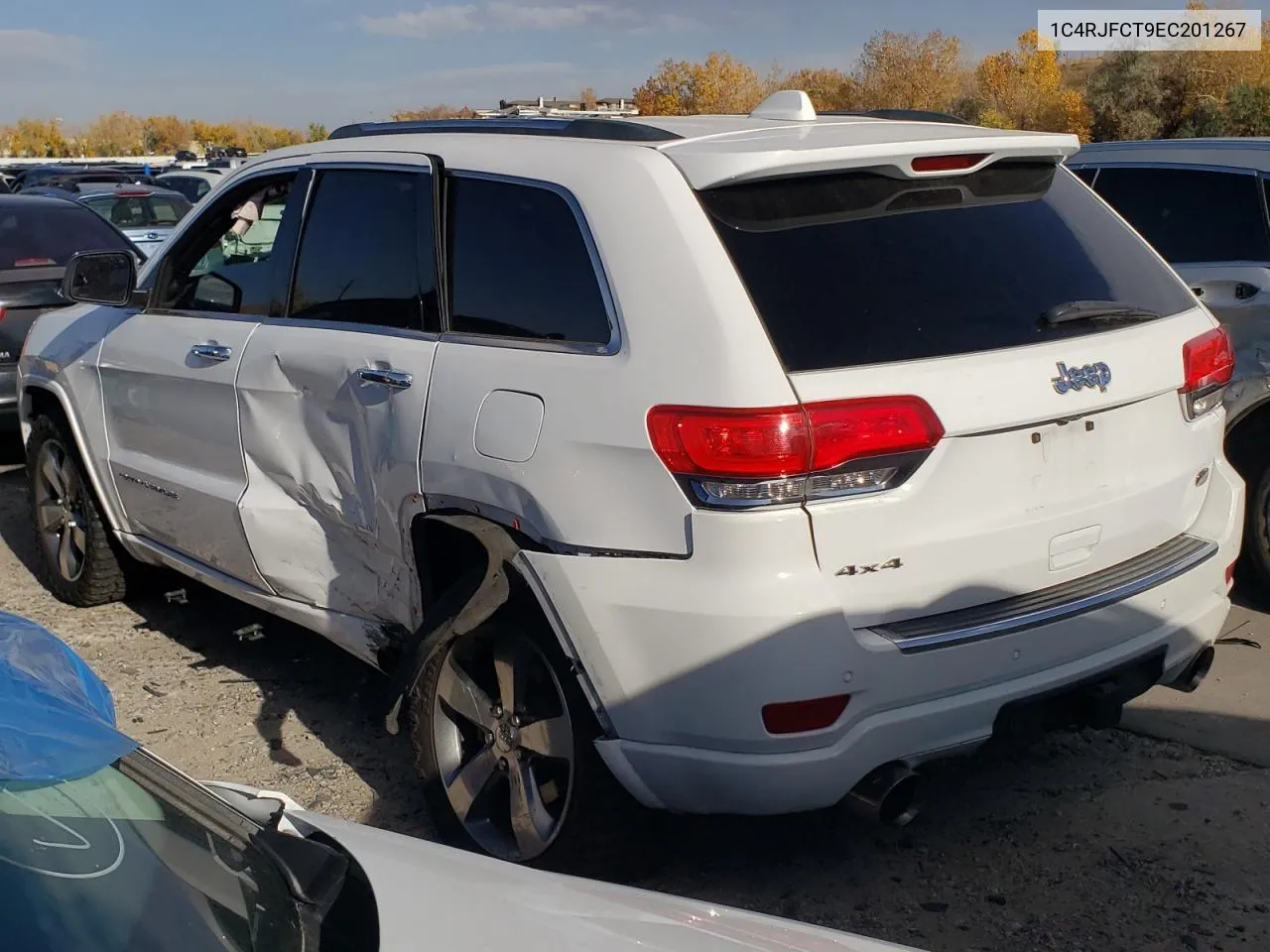 2014 Jeep Grand Cherokee Overland VIN: 1C4RJFCT9EC201267 Lot: 78238404