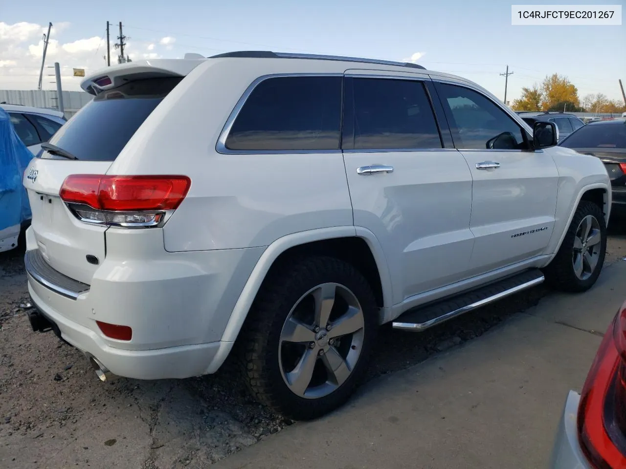 2014 Jeep Grand Cherokee Overland VIN: 1C4RJFCT9EC201267 Lot: 78238404