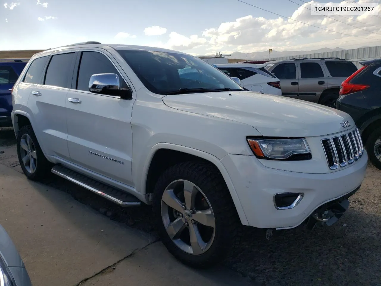 2014 Jeep Grand Cherokee Overland VIN: 1C4RJFCT9EC201267 Lot: 78238404