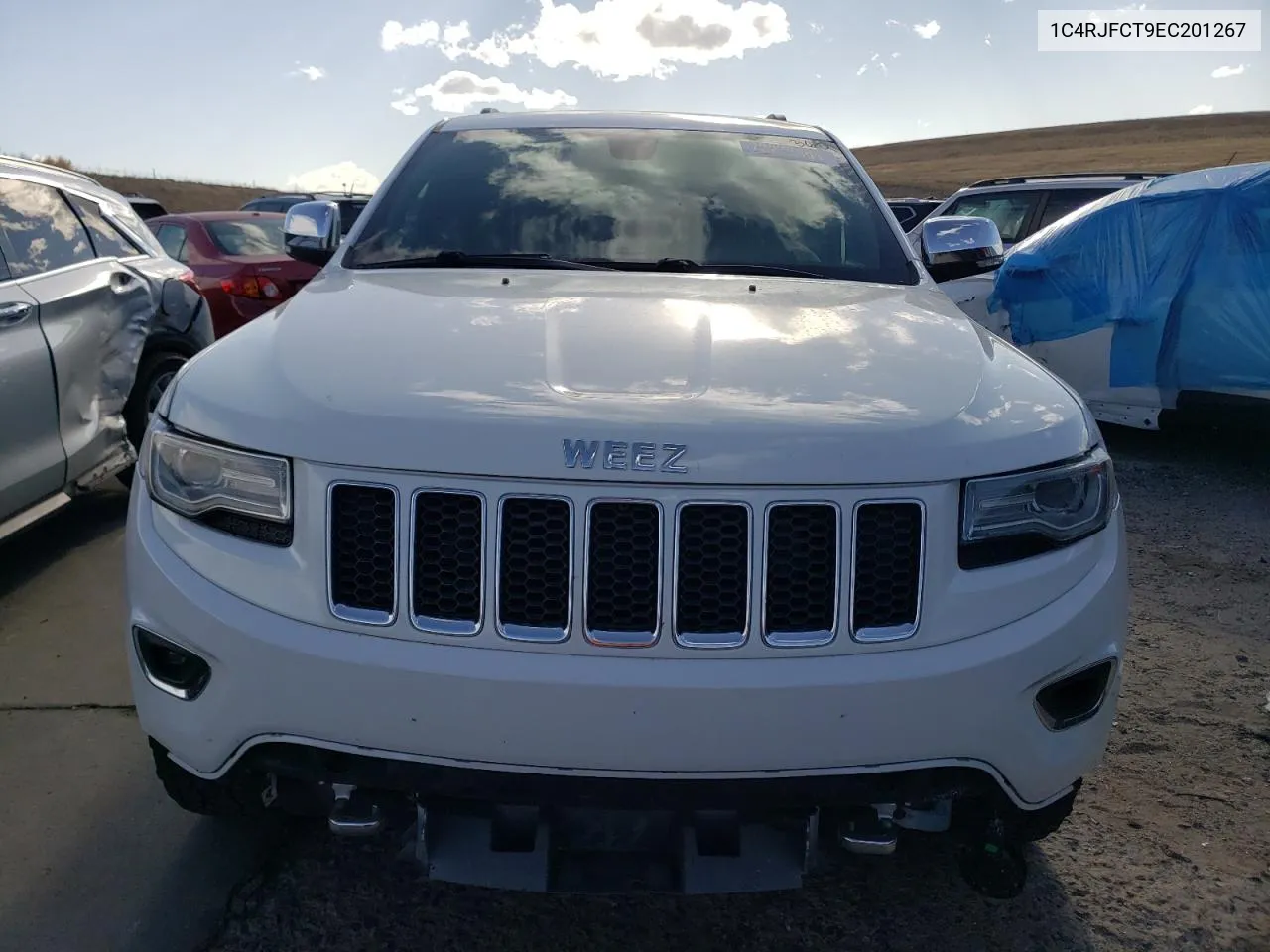 2014 Jeep Grand Cherokee Overland VIN: 1C4RJFCT9EC201267 Lot: 78238404