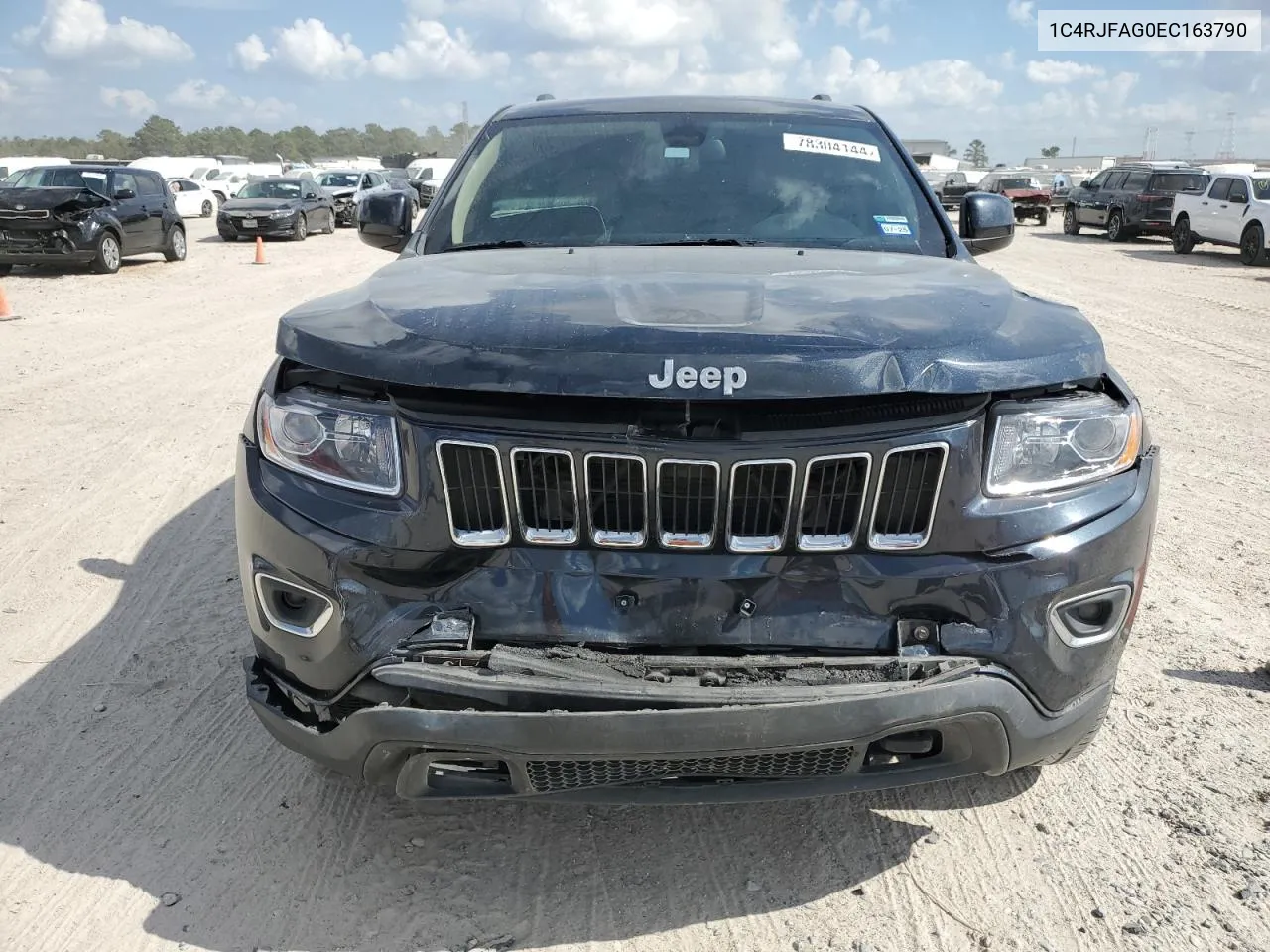 2014 Jeep Grand Cherokee Laredo VIN: 1C4RJFAG0EC163790 Lot: 78304144