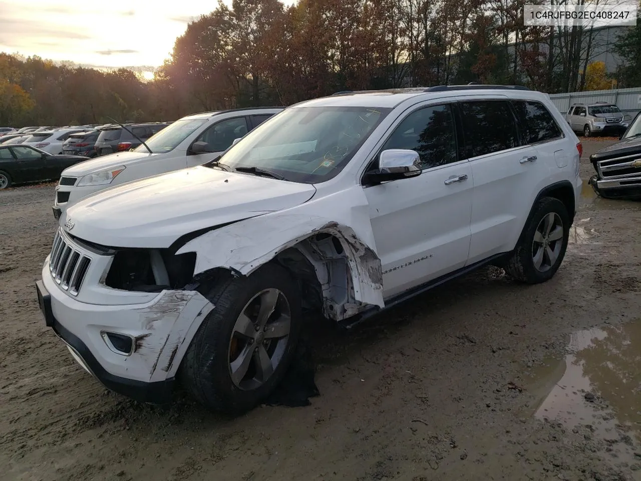 2014 Jeep Grand Cherokee Limited VIN: 1C4RJFBG2EC408247 Lot: 78306374