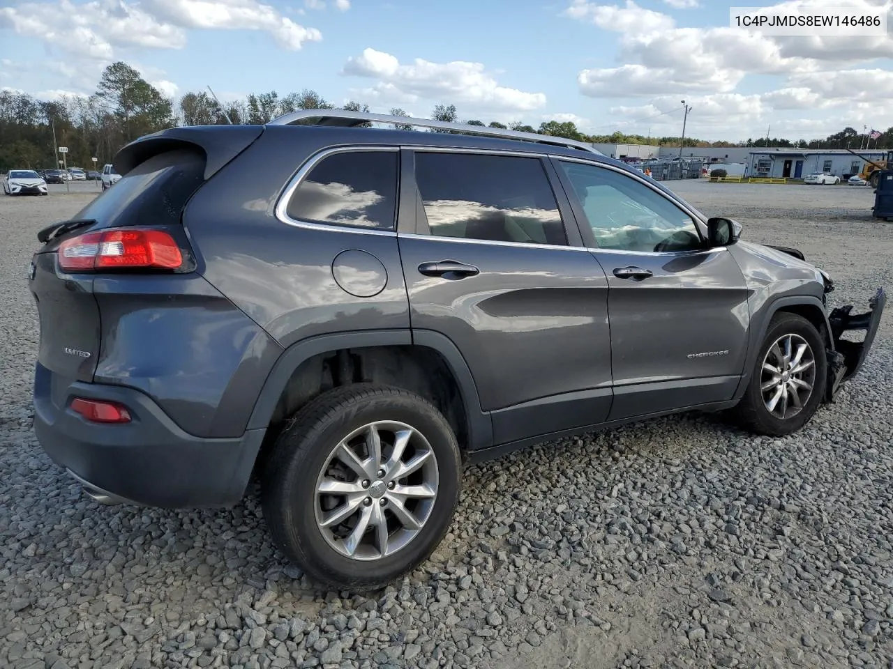 2014 Jeep Cherokee Limited VIN: 1C4PJMDS8EW146486 Lot: 78310464