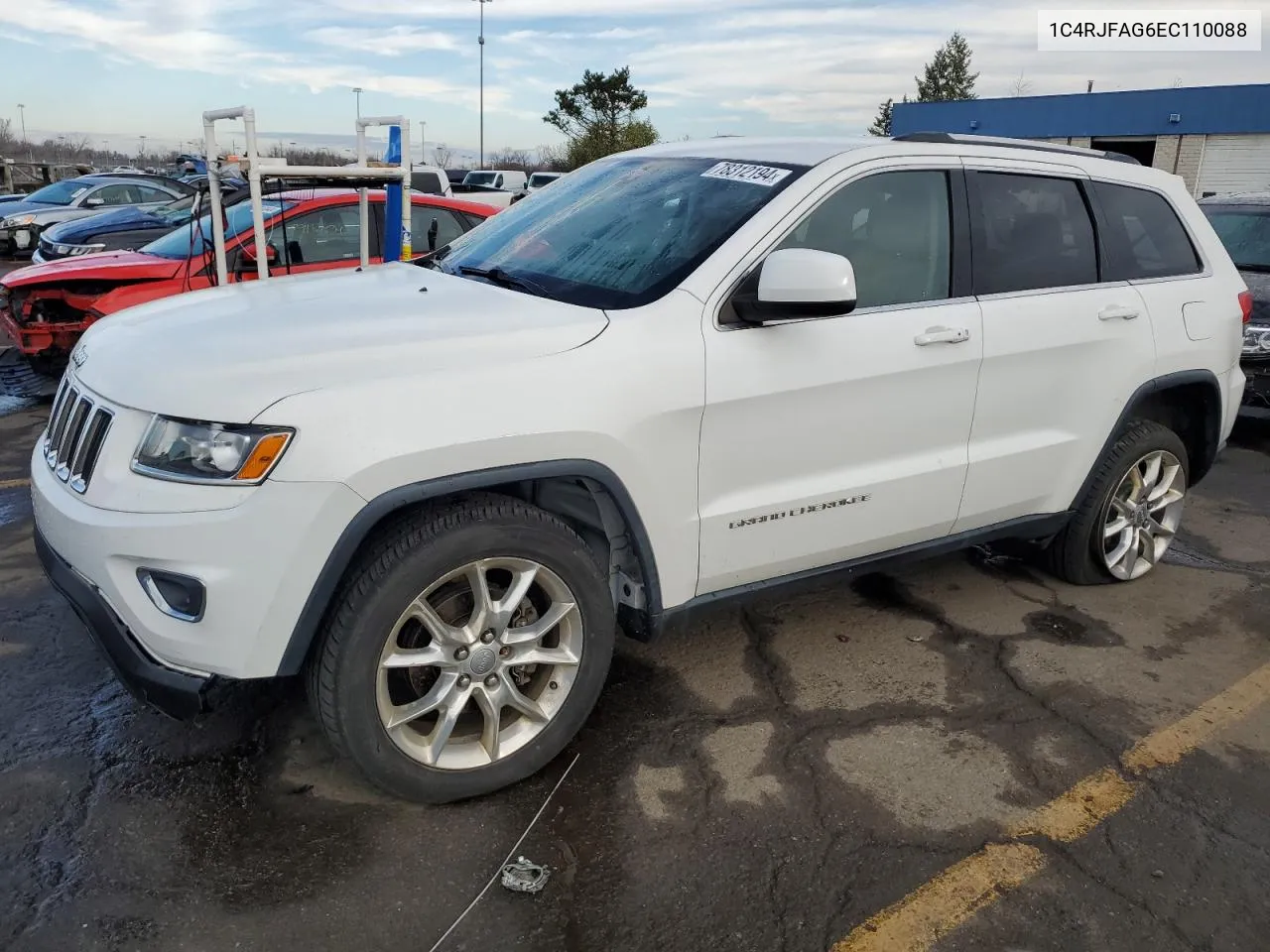 2014 Jeep Grand Cherokee Laredo VIN: 1C4RJFAG6EC110088 Lot: 78312194