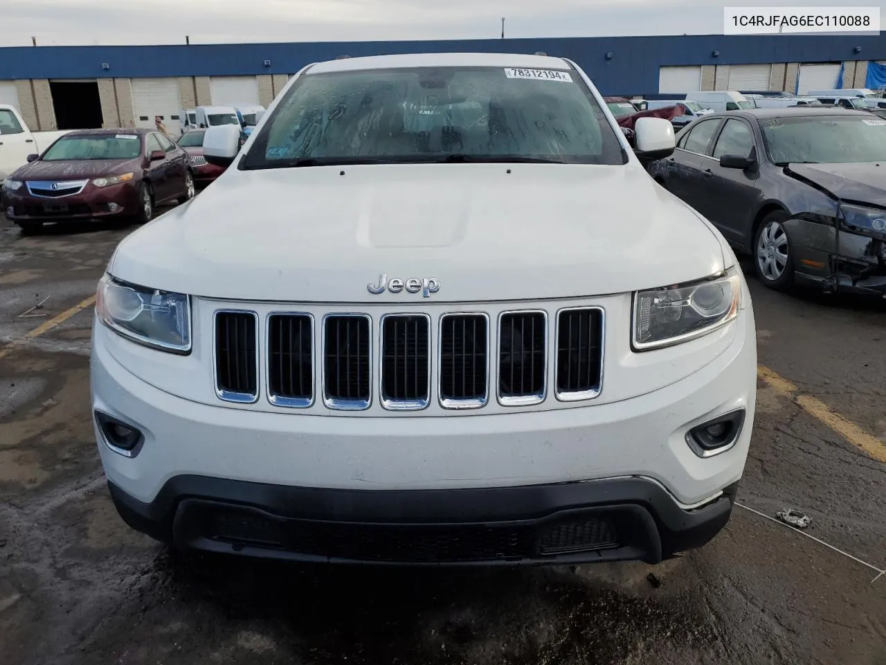 2014 Jeep Grand Cherokee Laredo VIN: 1C4RJFAG6EC110088 Lot: 78312194