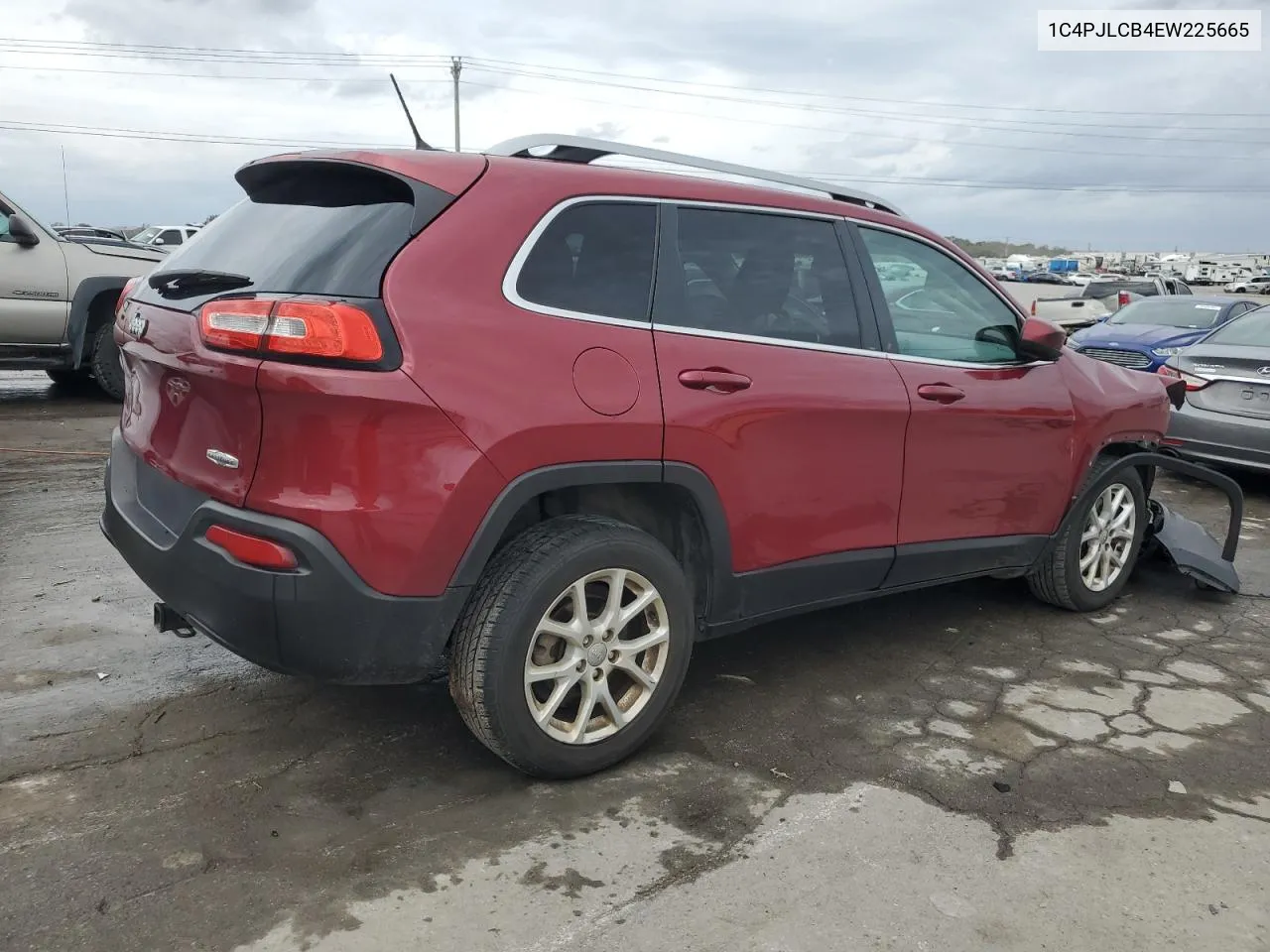 2014 Jeep Cherokee Latitude VIN: 1C4PJLCB4EW225665 Lot: 78442984