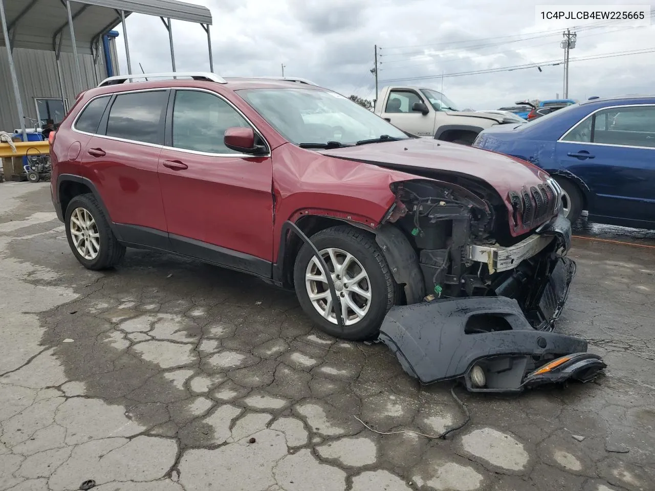 2014 Jeep Cherokee Latitude VIN: 1C4PJLCB4EW225665 Lot: 78442984