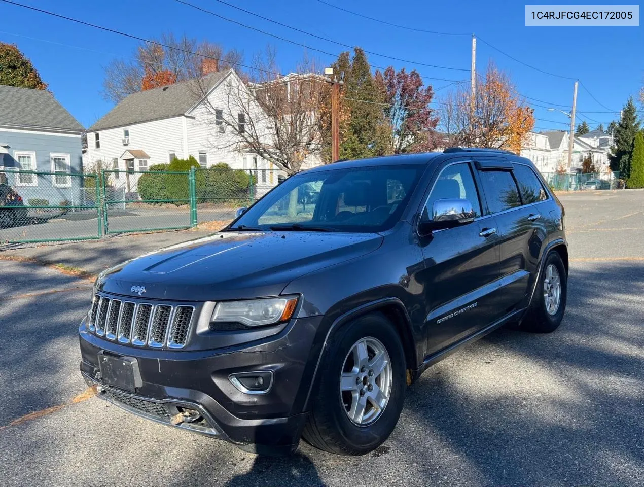 2014 Jeep Grand Cherokee Overland VIN: 1C4RJFCG4EC172005 Lot: 78492134