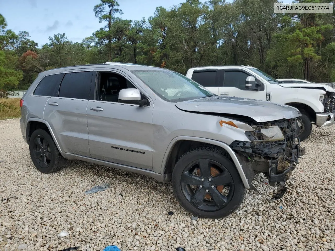 2014 Jeep Grand Cherokee Laredo VIN: 1C4RJFAG9EC517774 Lot: 78590334