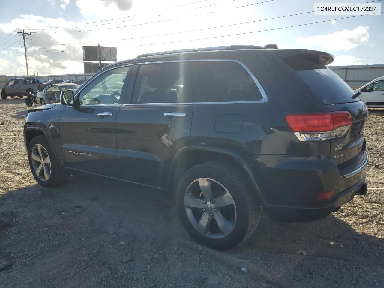 2014 Jeep Grand Cherokee Overland VIN: 1C4RJFCG9EC172324 Lot: 78604964