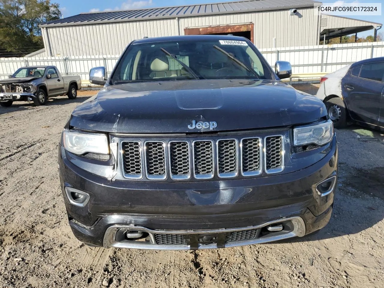 2014 Jeep Grand Cherokee Overland VIN: 1C4RJFCG9EC172324 Lot: 78604964