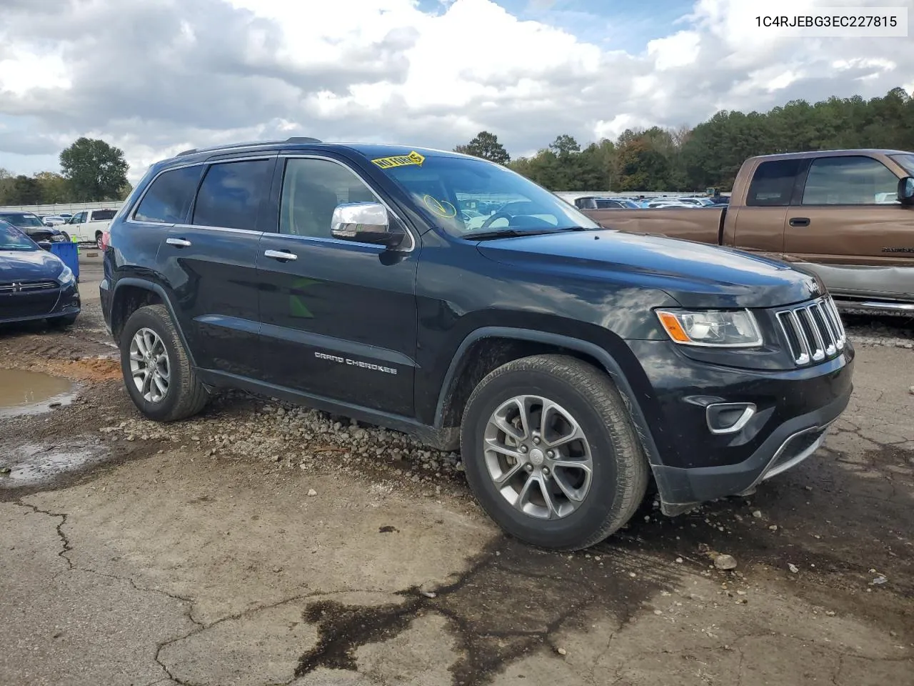 2014 Jeep Grand Cherokee Limited VIN: 1C4RJEBG3EC227815 Lot: 78839114