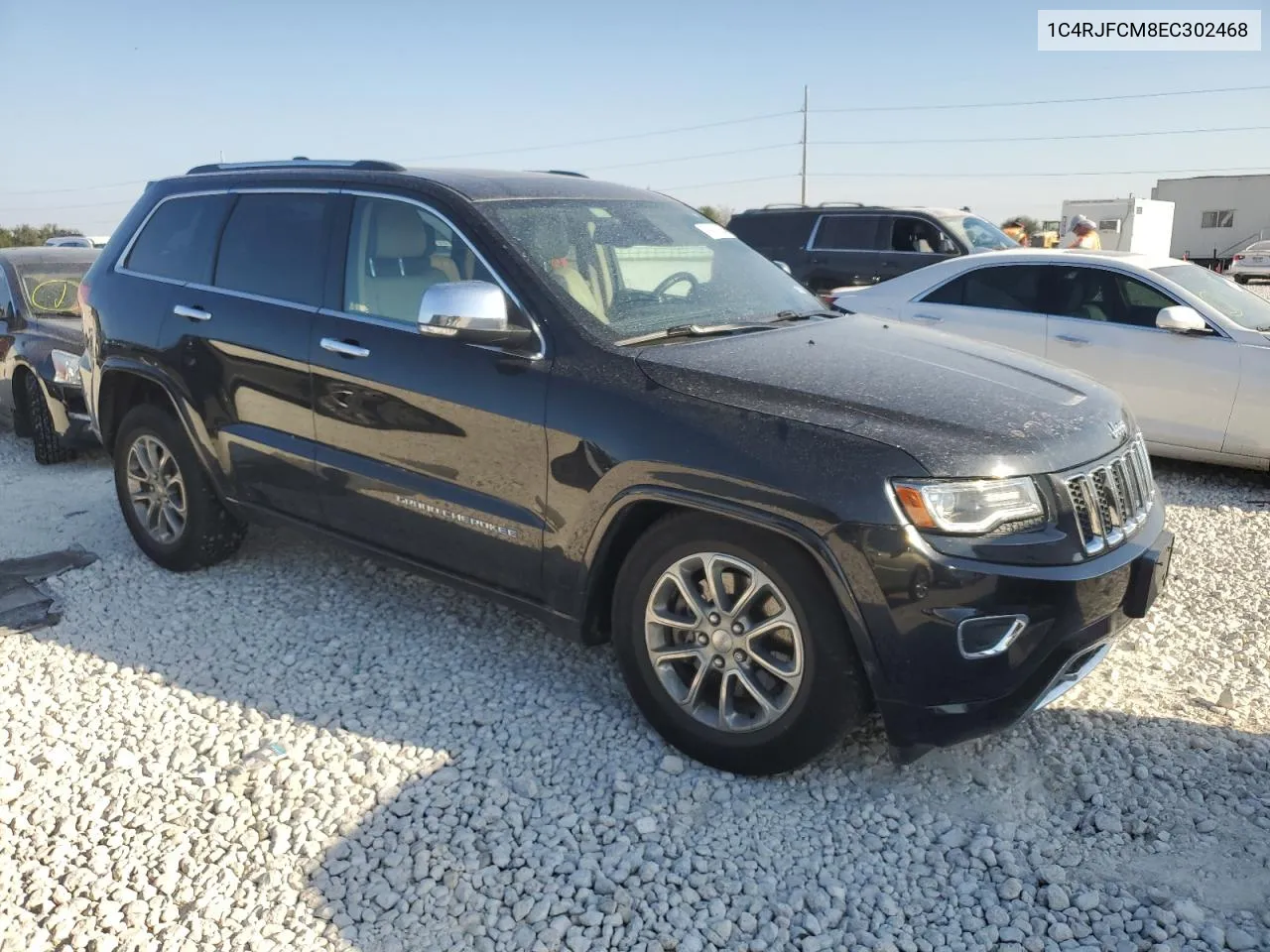 2014 Jeep Grand Cherokee Overland VIN: 1C4RJFCM8EC302468 Lot: 78891264