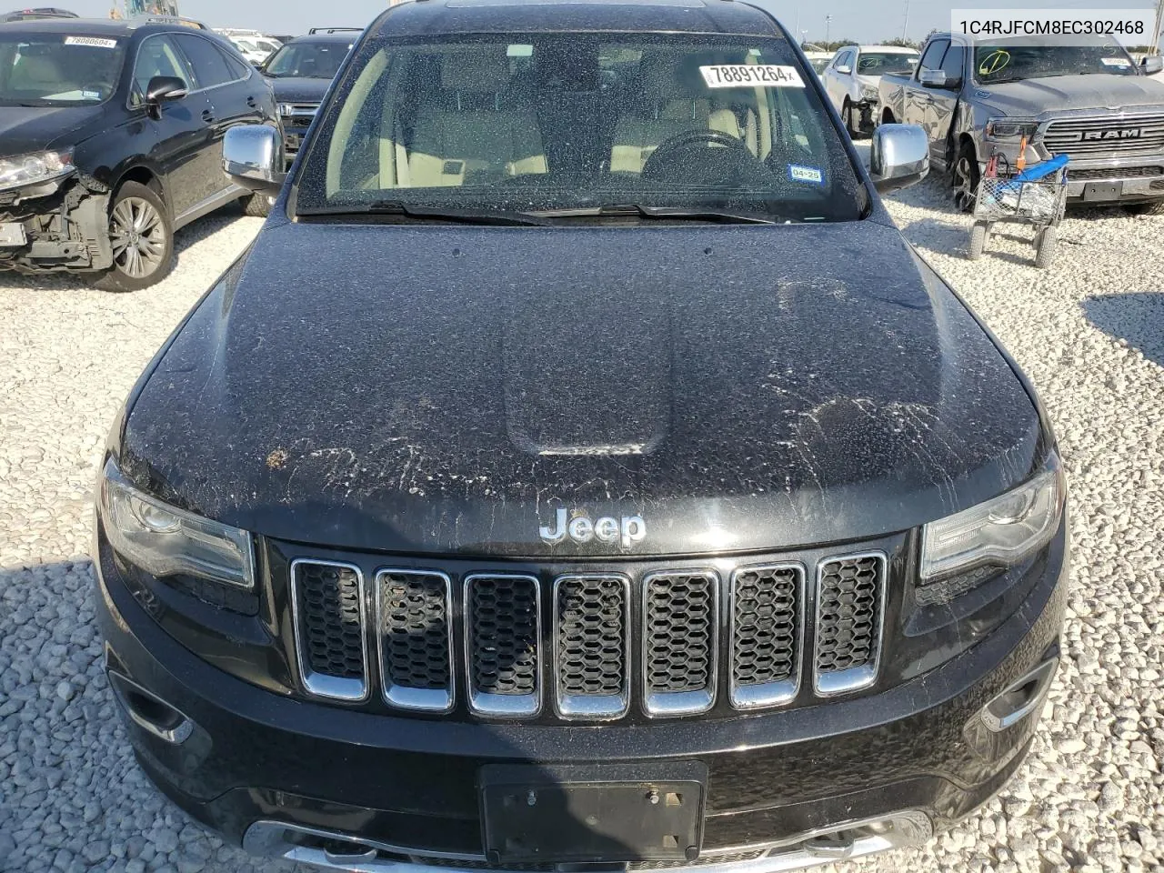 2014 Jeep Grand Cherokee Overland VIN: 1C4RJFCM8EC302468 Lot: 78891264