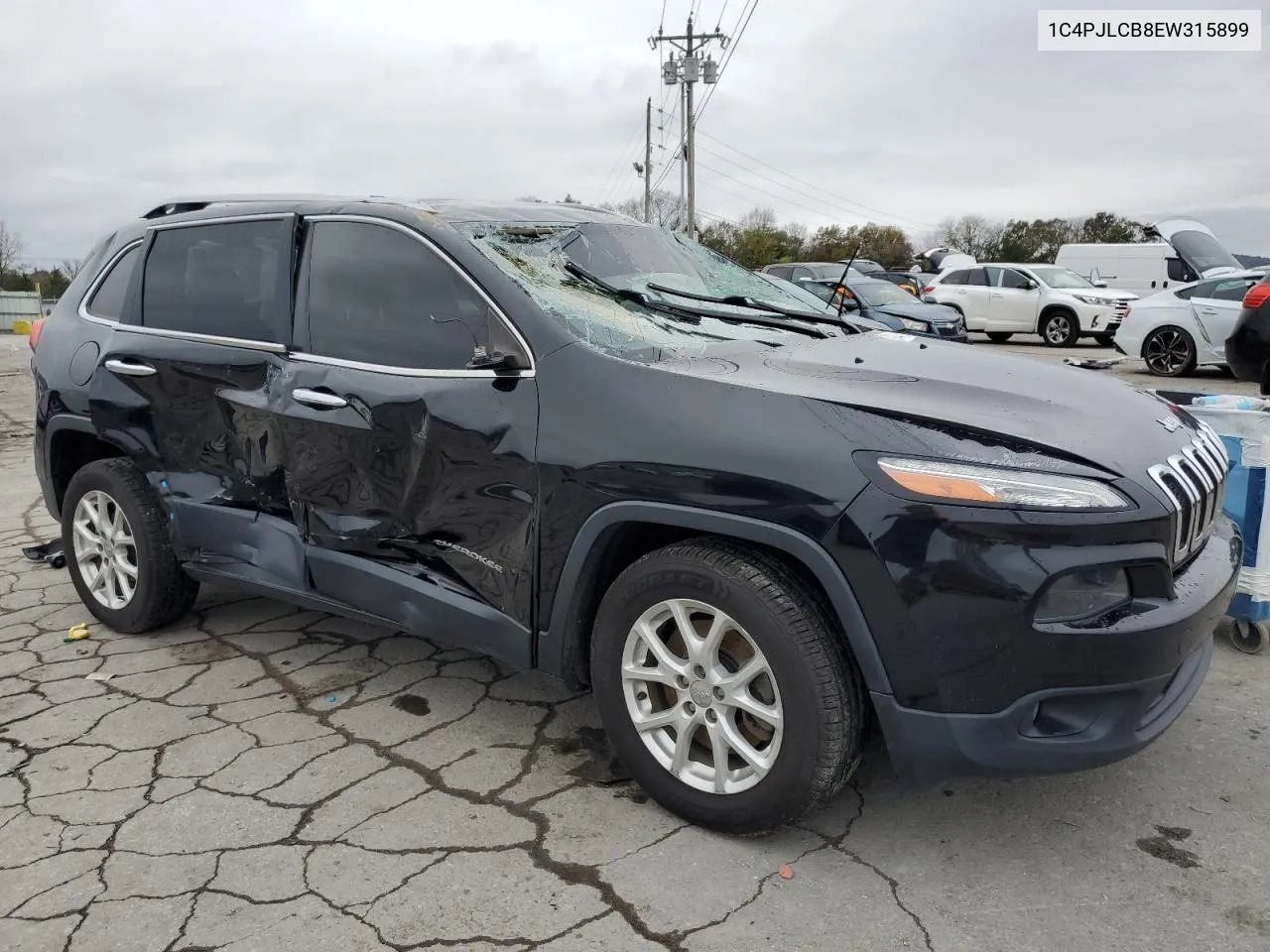 2014 Jeep Cherokee Latitude VIN: 1C4PJLCB8EW315899 Lot: 78929044