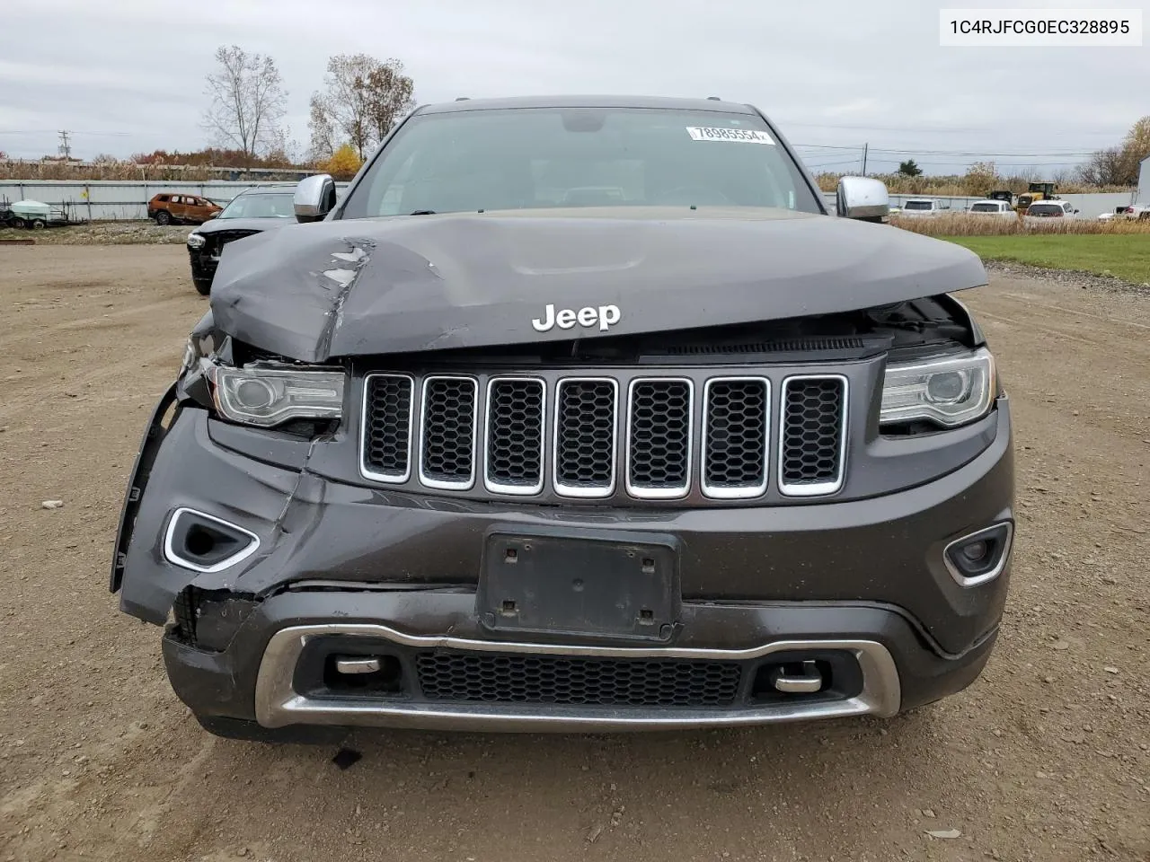 2014 Jeep Grand Cherokee Overland VIN: 1C4RJFCG0EC328895 Lot: 78985554