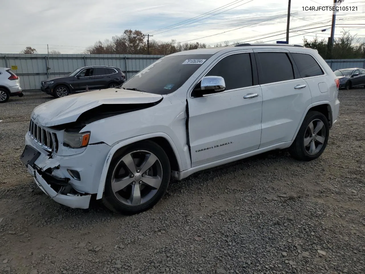 2014 Jeep Grand Cherokee Overland VIN: 1C4RJFCT5EC105121 Lot: 79105204