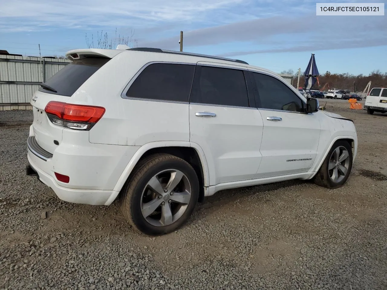 2014 Jeep Grand Cherokee Overland VIN: 1C4RJFCT5EC105121 Lot: 79105204