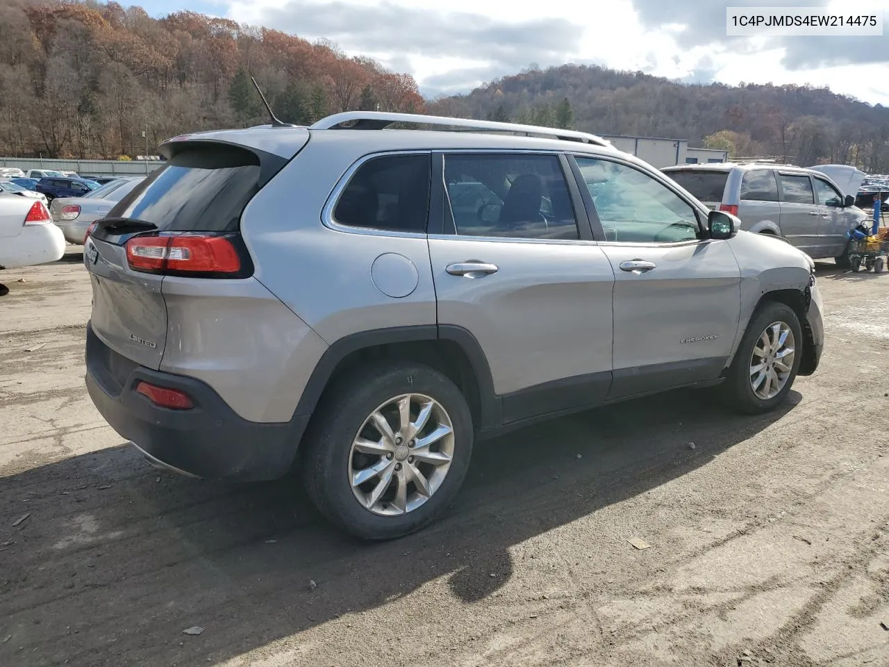 2014 Jeep Cherokee Limited VIN: 1C4PJMDS4EW214475 Lot: 79171874