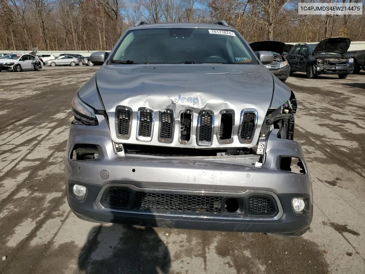 2014 Jeep Cherokee Limited VIN: 1C4PJMDS4EW214475 Lot: 79171874