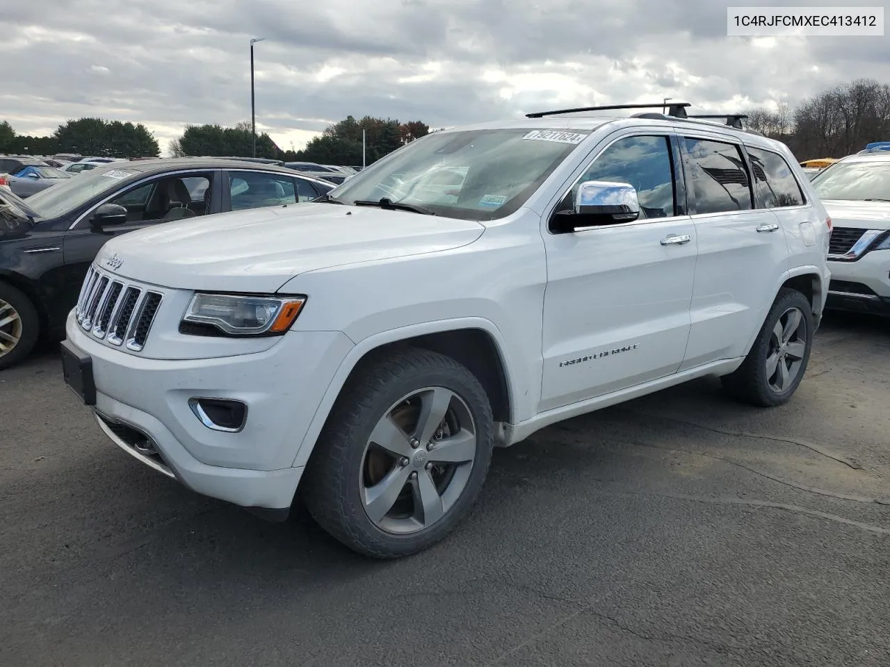 2014 Jeep Grand Cherokee Overland VIN: 1C4RJFCMXEC413412 Lot: 79217624