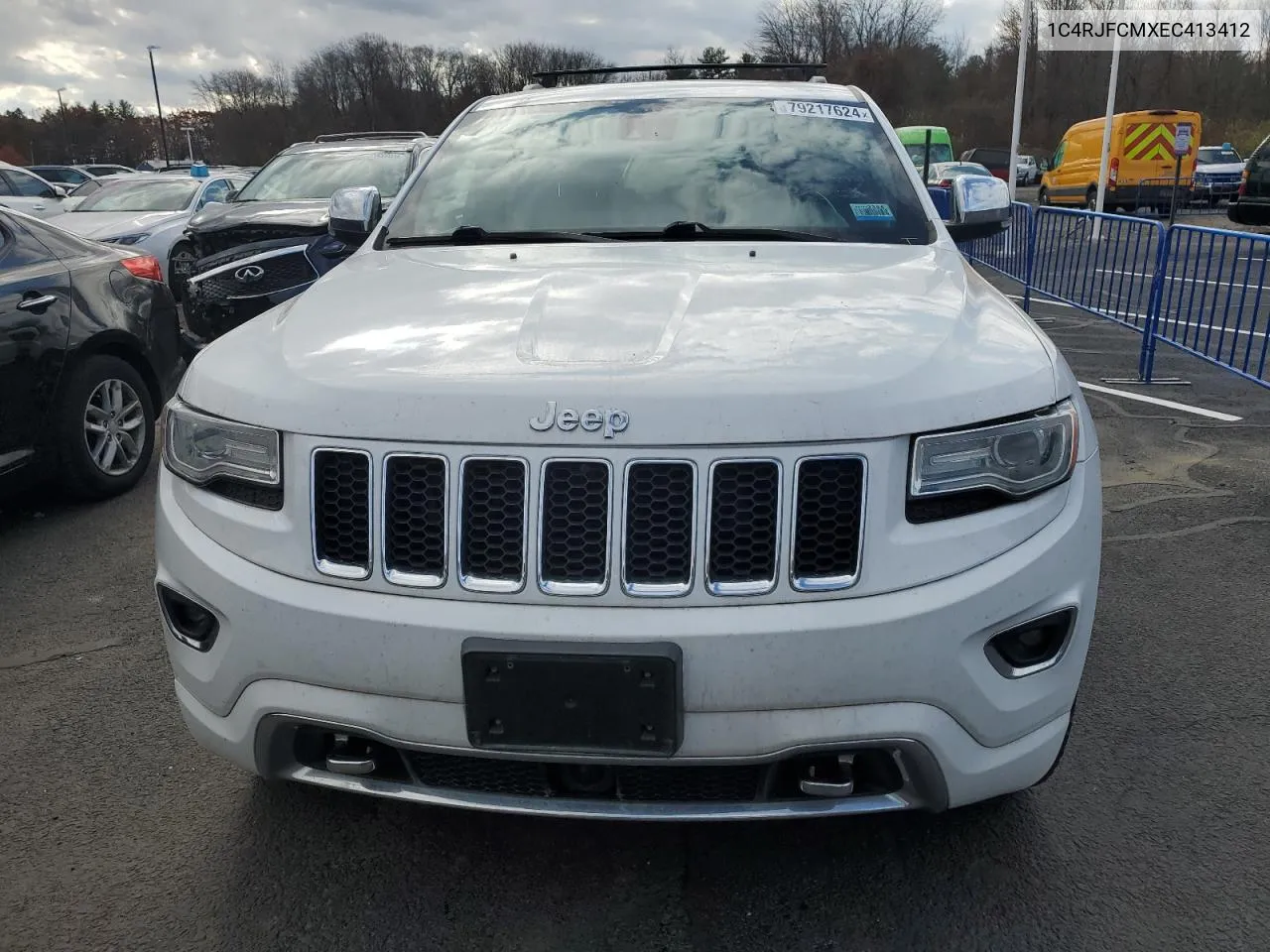 2014 Jeep Grand Cherokee Overland VIN: 1C4RJFCMXEC413412 Lot: 79217624