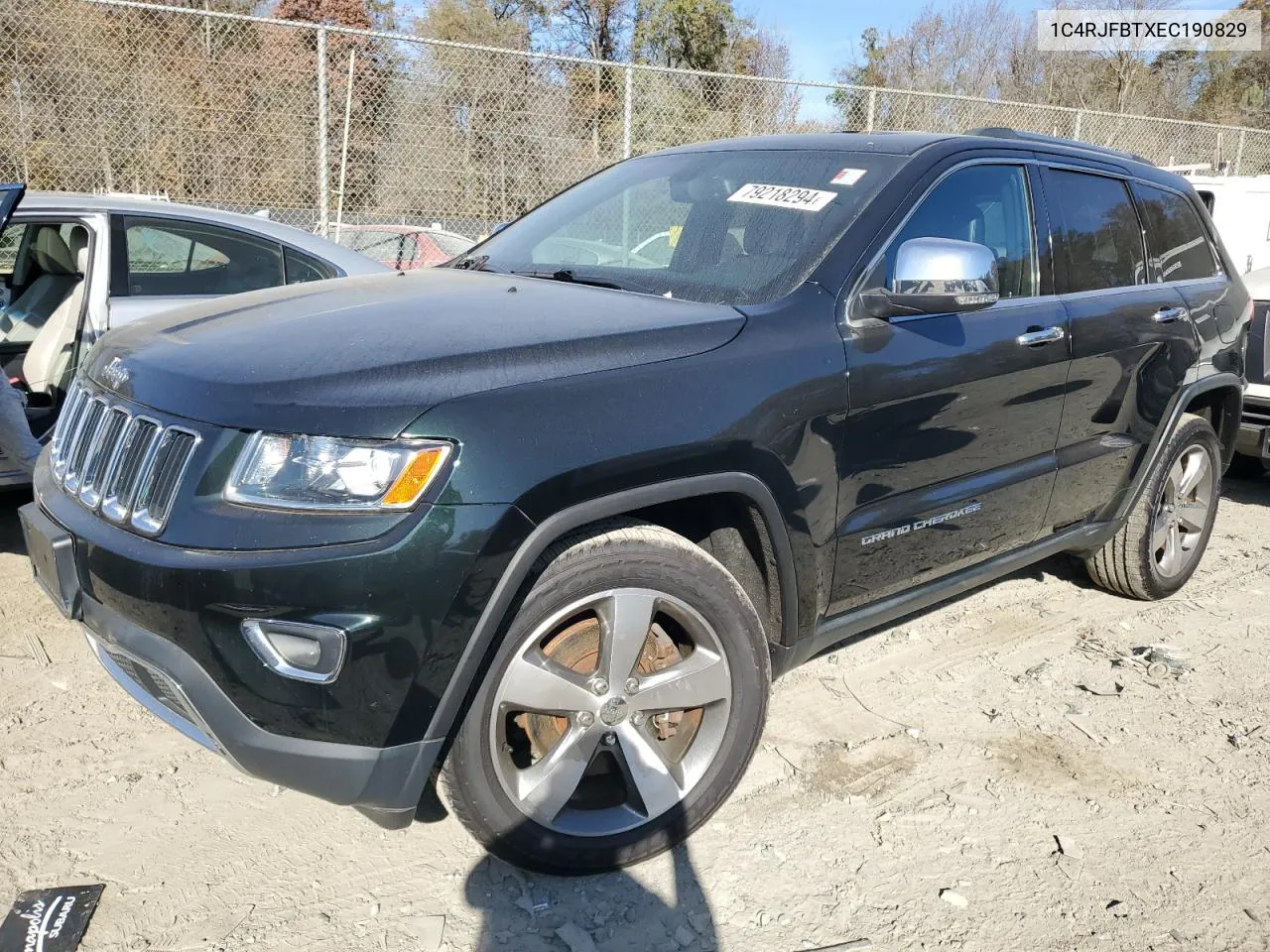 2014 Jeep Grand Cherokee Limited VIN: 1C4RJFBTXEC190829 Lot: 79218294