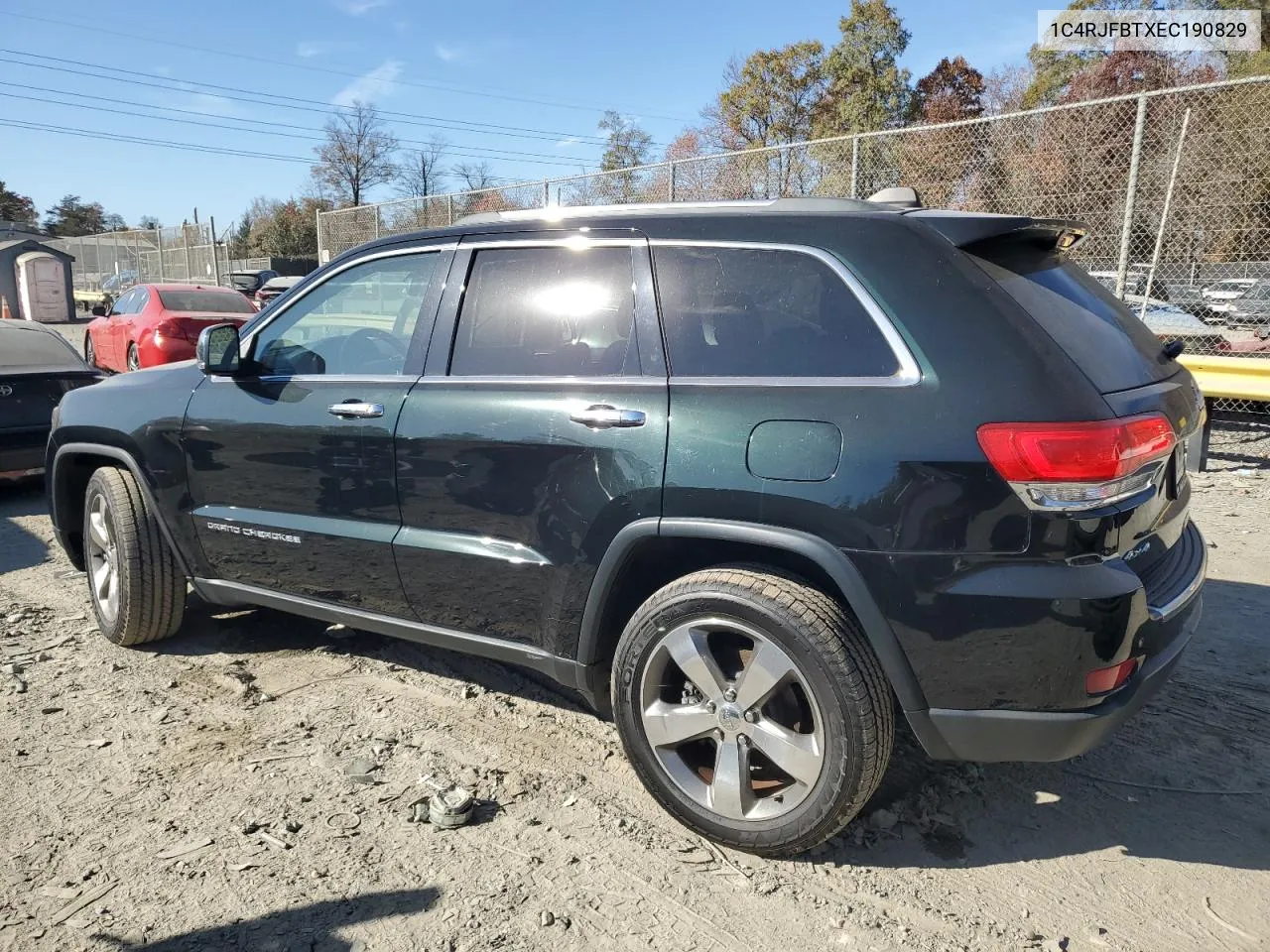 2014 Jeep Grand Cherokee Limited VIN: 1C4RJFBTXEC190829 Lot: 79218294